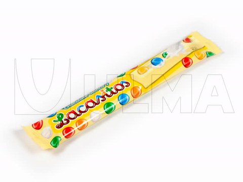 Emballage de barres chocolatées en flow pack (hffs)