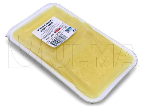 Conditionnement de Fromage tranché.