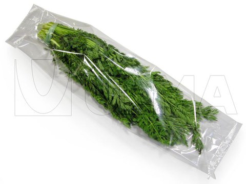 Emballage flow pack d'Herbes Aromatiques.