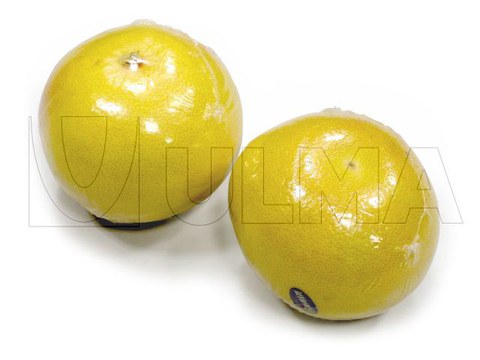 Emballage de pamplemousses sur une enveloppeuse flow pack (HFFS)