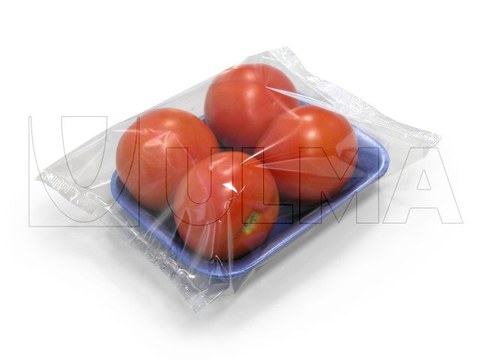 Emballage flow pack (HFFS) de tomates en barquette