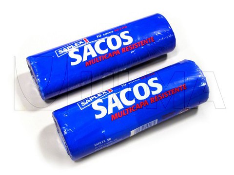 Emballage de rouleaux de sacs-poubelle en flow pack