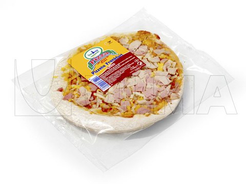 Conditionnement de pizza surgelée en flow pack (hffs)
