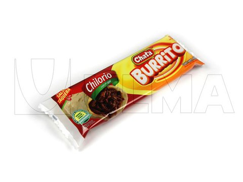 Burrito conditionné en flow pack (hffs) sous atmosphère modifiée (MAP)