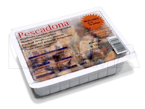 Conditionnement de moules surgelées en thermoformage