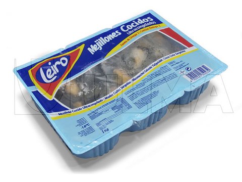 Emballage de moules congelées en thermoformage