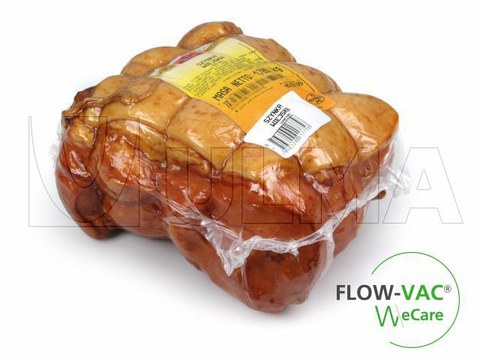 Conditionnement de viande élaborée sous Flow vac.