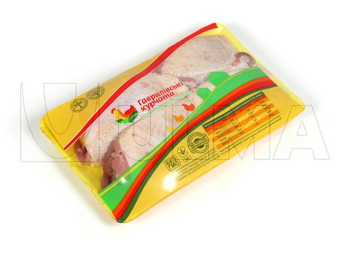 Emballage de cuisses de poulet en flow pack (hffs) avec film rétractable (SES®)