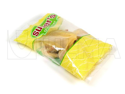 Emballage de poulet entier en flow pack (hffs) avec film BOPP