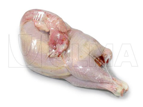 Emballage flow pack  de dinde fraîche entière